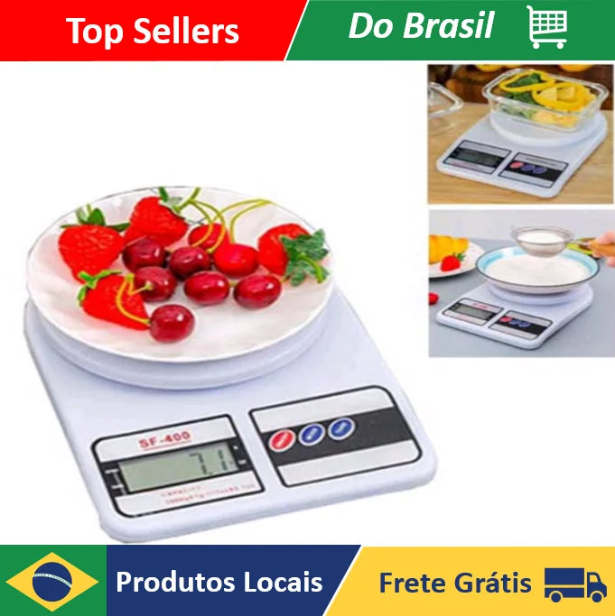 Balança Digital De Precisão Cozinha 10kg Nutrição E Dieta