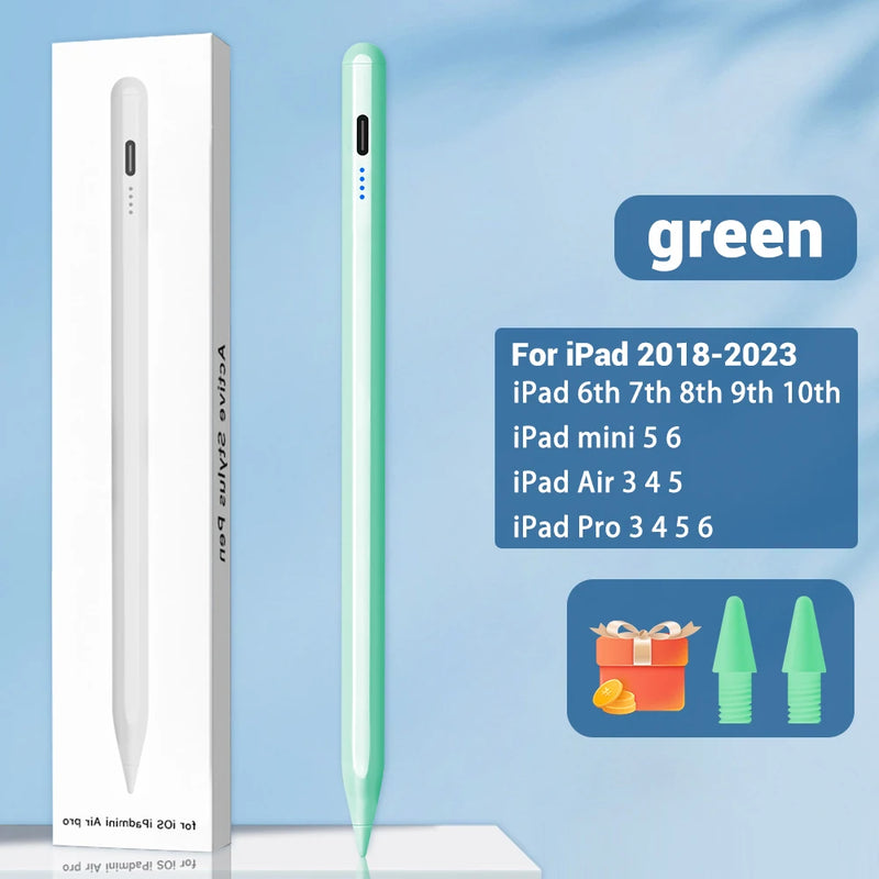 Caneta Stylus de Rejeição Palm para Apple Pencil, Power Display, Acessórios iPad, iPad 2022, 2021, 2020, 2019, 2018, Pro 11, 12.9, Air Mini